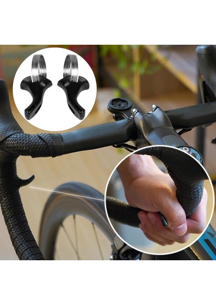 Siyah Stil Bisiklet Vice Sapları 1 Çift Siyah Kaymaz Dayanıklı Yol Bisikleti Vice Kavrama Sapları Için Bisiklet (Yurt Dışından) fırsatları