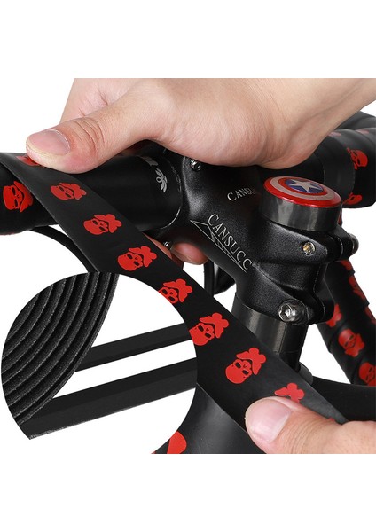 Kırmızı Stil Bisiklet Direksiyon Bandı Bisiklet Aksesuarları Yol Bisikleti Şok Emici Kaydırmaz Sargı Kayışı Ekipmanı (Yurt Dışından) modelleri