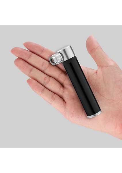Siyah Stil Katlanabilir Alüminyum Alaşım Bisiklet El Pompası Mini Bisiklet Pompa Top Lastik Şişirici Schrader Presta Valf Mtb Yol Bisikleti Pompası (Yurt Dışından) fırsatları