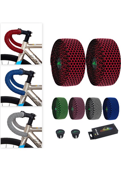 Siyah Stil Yol Bisikleti Direksiyon Bandı Eva Pu Direksiyon Bandı Sabitleme Su Geçirmez Bisiklet Direksiyon Bandı Profesyonel Bisiklet Sürüşü Anti-Titreşim Sarma (Yurt Dışından) fırsatları