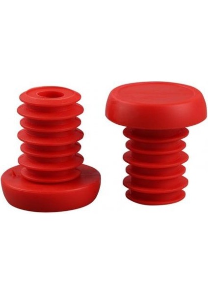 Kırmızı Stil Bisiklet Için Koruyucu Katı Aşınmaya Dayanıklı Plastik Direk Uç Takozları Canlı Renkli Direk Uç Kapakları Güzel Görünüm 1 Çift (Yurt Dışından)