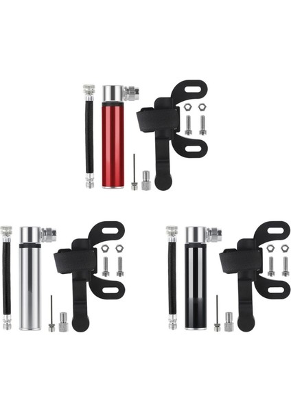 Kırmızı Stil Küçük Bisiklet Lastik Pompası Seti Presta & Schrader Taşınabilir Mtb I Teleskopik Varil D5QD (Yurt Dışından) fırsatları