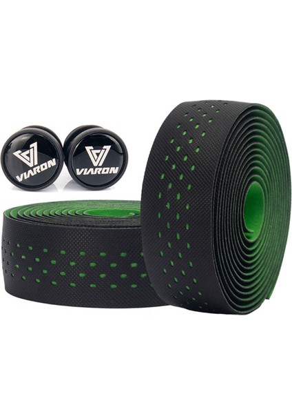 Siyah Yeşil 1 Adet Tarzı Vıaron 2 Parça Gidon Bandı Gidon Kayış Direksiyon Balıkçılık Kamışı Sarma Aksesuarları Yedek Parçalar Siyah Yeşil (Yurt Dışından)