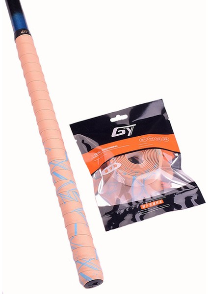 No.6 Stili 2m Ter Emici Kamuflaj Balıkçılık Kamçısı Ter Dirençli Rakket Sapı Tutma Şok Emici Tenis Raketi Aksesuarları (Yurt Dışından)