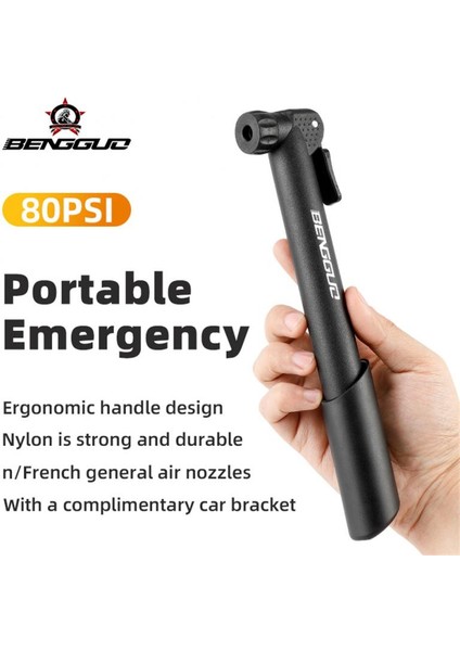 No.2 Tarzı Amerikan Ağızlı El Pompası Taşınabilir Mini Bisiklet El Pompası Bisiklet Aksesuarları Bisiklet Pompası Lastik Pompası - (Yurt Dışından) fırsatları