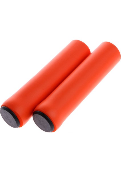 Turuncu Tarzı 1 Çift Silikon Bisiklet Sürme Bisiklet Sapları Açık Hava Mtb Dağ Bisikleti Sapları Kaymaz Şok Bisiklet Parçası Bisiklet Sapı Kurulumu (Yurt Dışından)