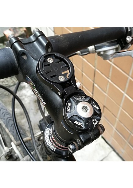 Siyah Stil Garmin Edge Gps Bisiklet Bilgisayarı Için Bisiklet Gidon Koltuk Boru Sabit Gövde Montajı - Çeyrek Dönüş Türü (Yurt Dışından)