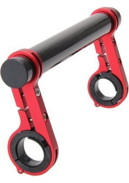 20CM Kırmızı Tarz 20CM 10CM Bisiklet Direksiyonu Bisiklet Fener Tutucu Kolu Karbon Fiber Bisiklet Uzatma Montaj Braketi Bisiklet Aksesuarları (Yurt Dışından)