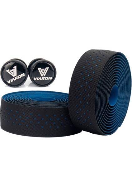 Siyah Mavi Tarzı Vıaron 2 Parça Direksiyon Bandı Bisiklet Direksiyon Çubuğu Amortisman Sarma Bisiklet Değiştirme Parçaları Siyah Sarı (Yurt Dışından)