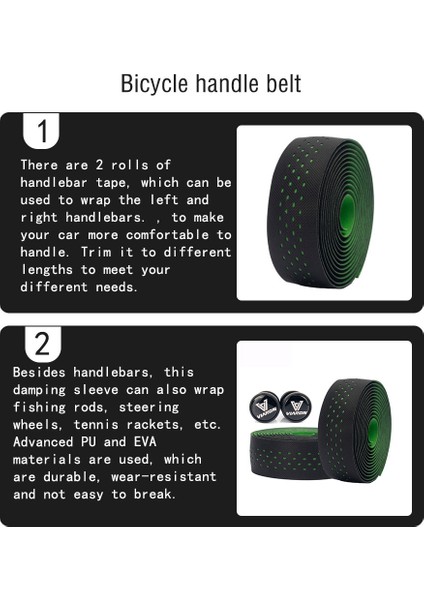 Siyah Mavi Tarzı Vıaron 2 Parça Direksiyon Bandı Bisiklet Direksiyon Çubuğu Amortisman Sarma Bisiklet Değiştirme Parçaları Siyah Sarı (Yurt Dışından) fırsatları