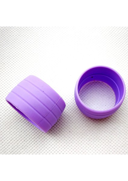 Mor Tarzı 1 Çift Bisiklet Silikon Esnek Kayış Sabitleme Yüzüğü Kaymayı Önleyici Fişler Su Geçirmez Dayanıklı Kayış Halkaları Yol Bisikleti Kolu Bandı Için (Yurt Dışından)