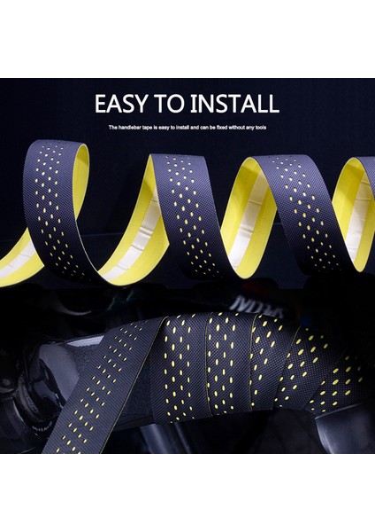 M1-Siyah Tarzı Yol Bisikleti Için Nefes Alabilir Bisiklet Direksiyon Bandı Yumuşak Bisiklet Direksiyon Bandı Hızlı Bisiklet Sürme Direksiyon Kavrama Bandı (Yurt Dışından) fiyatları