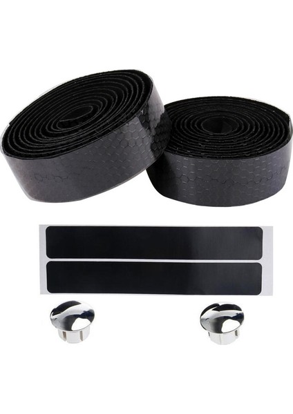 Bk Tarzı Yeni Bisiklet Direksiyon Bandı Yol Bisikleti Kaymaz Silika Jel Eva Şok Emici Direksiyon Bandı Bisiklet Sargı Bitiş Fişi (Yurt Dışından)