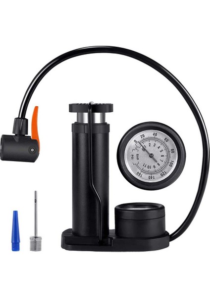 B Tarzı Bisiklet Pedalı Yüksek Basınçlı Pompa Mini-Taşınabilir Elektrikli Araç Motosiklet Ev Pedal Inflator (Yurt Dışından)