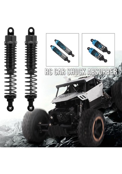 100MM Tarzı 1 Çift 1:10 Şok Emici Amortisör .94 Inç Dağ Bisikleti Uzaktan Kumandalı Araba Metal Arka Süspansiyon Yaylı Şok Emici (Yurt Dışından) modelleri