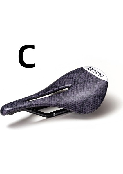 C Tarzı Enlee Karbon Fiber Bisiklet Koltuk Yastığı Ultra-Hafif 121G Mtb Yol Bisikleti Koltuk Yastığı Kişilik Desen Bisiklet Aksesuarları (Yurt Dışından)