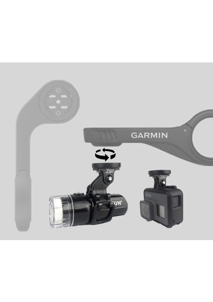 TRP1934 Stili Trigo Garmin Parça Bisiklet Kronometre Tutucu Montaj Tutucu TR1817 Bisiklet Işıklar Kenar Gopro Adaptörü (Yurt Dışından) indirimleri