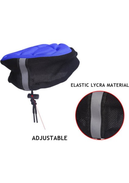 Mavi Stil Bisiklet Koltuğu Yumuşak Silikon 3D Erkek Kadın Sele Sünger Bisiklet Parçaları Aksesuarları Yedek Parçalar Bisiklet Yol Bisikleti Koltuk - (Yurt Dışından) fırsatları