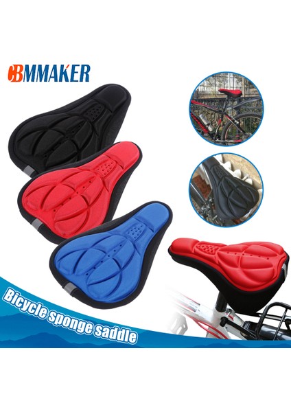 Mavi Stil Bisiklet Koltuğu Yumuşak Silikon 3D Erkek Kadın Sele Sünger Bisiklet Parçaları Aksesuarları Yedek Parçalar Bisiklet Yol Bisikleti Koltuk - (Yurt Dışından) indirimleri