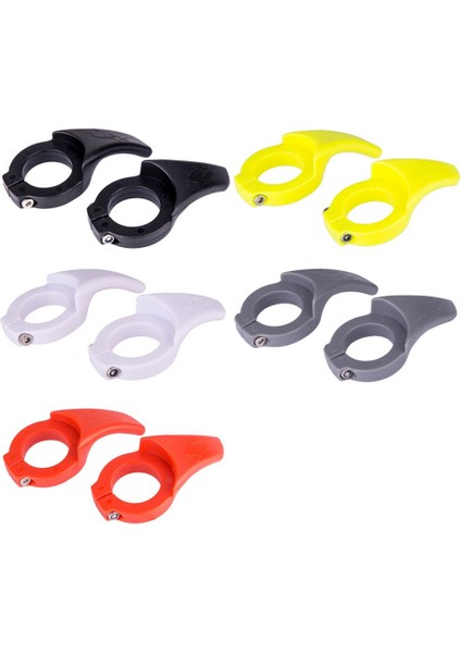 Gri Tarzı Mtb Boynuz Kolu Yardımcı Kolu Ikiz Kolu Güçlü Plastik Dayanıklı Bisiklet Küçük Yardımcı Direksiyon (Yurt Dışından)