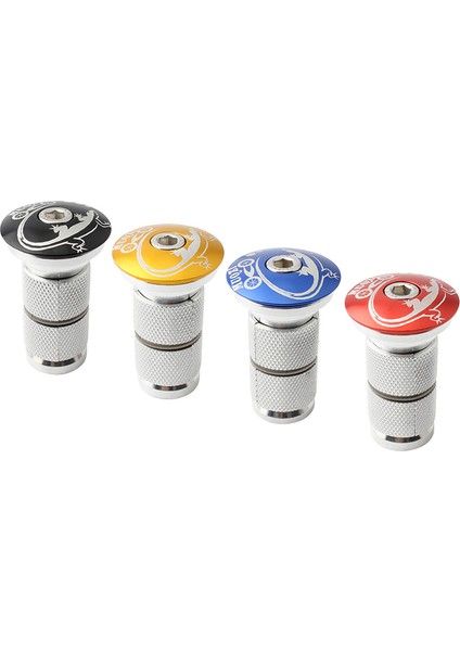 Mavi Alev Stili Muqzı 4 Renkli Bisiklet Karbon Fiber Çatal Direksiyon Ayarlı Headset Gövde Başlığı Mtb Yol Bisikleti Çatal Genişletme Vidası (Yurt Dışından) modelleri