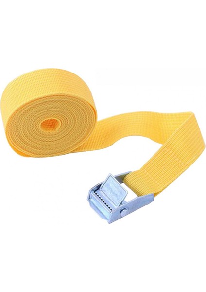 Sarı Stil 500CM Kargo Bağlama Kırılmaya Karşı Dayanıklı Yüksek Yoğunluklu Güçlü 250 Lbs Ağır Hizmet Raptiye Kargo Kayışı Için Uzun Yeterince - (Yurt Dışından)