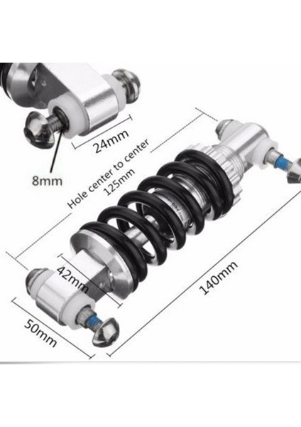 100MM Tarzı Dağ Bisikleti Için 35% Sıcaklıkta Arka Süspansiyon Yaylı Şok Emici (Yurt Dışından) indirimleri