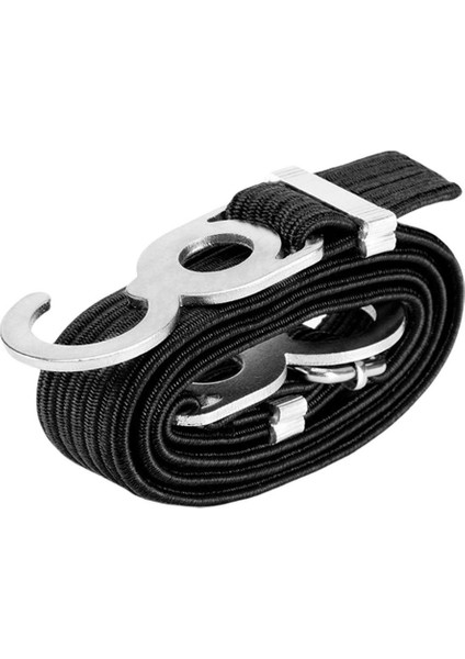 Siyah Stil Araba Motosiklet Bisiklet Için 2m Metal Tokalı Kargo Kayışı Çekiş Halatı Bagaj Çantası Için Güçlü Ratchet Kemer Buckle Tie-Down Kemerleri (Yurt Dışından)