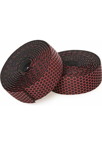 Kırmızı Stil 7 Renkli Bisiklet Direksiyon Bandı 21.5*3cm Silika Jel+ Eva ile (Yurt Dışından)