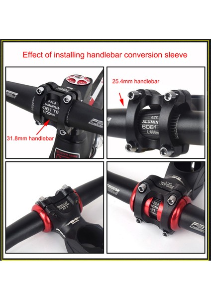 F 25,4 Ila 31,8mm Stili Bisiklet Direksiyon Dönüşümü Için Çap Ayar Adaptörü Mtb Yol Bisikleti Redüktörü (Yurt Dışından) indirimleri