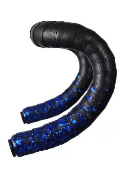 Mavi Stil Yol Bisikleti Direksiyon Askıları Dağ Bisikleti Bandı Şok Emme Ter Absorbe Renkli Kaymaz Nefes Alabilen Direksiyon Bandı (Yurt Dışından)