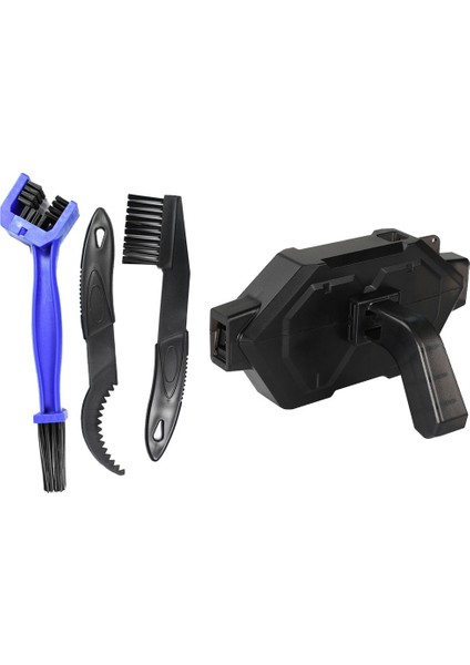 1 Kombinasyon Stili Güçlü Manyetik Bisiklet Zincir Temizleyici Bisiklet Fırçaları Temizleme Aracı Dağ Bisikleti Temizleme Kiti Açık Hava Aksesuarı (Yurt Dışından)