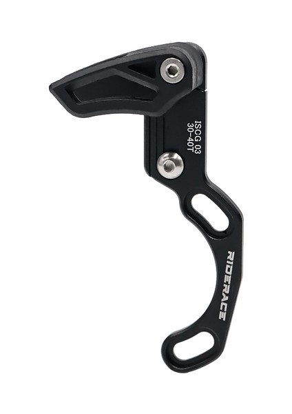 Iscg 03 Siyah Stil Bisiklet Tek-Dişli Kılavuz Bisiklet Zincir Koruyucusu Alüminyum Alaşımlı Ayarlanabilir Pozitif Negatif Diş Sabitleyici Bisiklet Parçaları (Yurt Dışından)