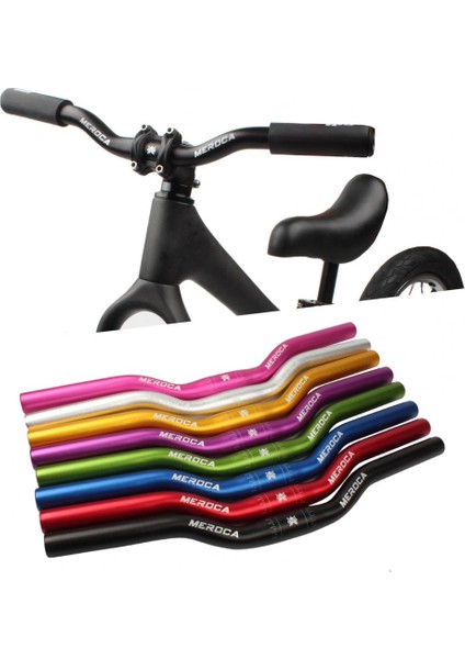 Mavi Stil 42CM Denge Bisikleti Direksiyon Çocuk Bisiklet Yükseltme Barı Harf Tasarımı Alüminyum Alaşım Yükseltme Direksiyon Bisiklet Yükseltme Barı Bisiklet Aksesuarları (Yurt Dışından)