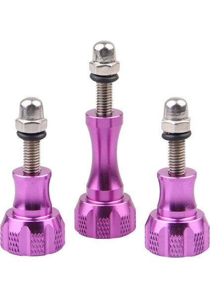 Gül Kırmızı Tarzı 3'lü Kısa ve Uzun Mtb Veya Kamera Vidaları 5.5X2CM Veya 4X2CM (Yurt Dışından)