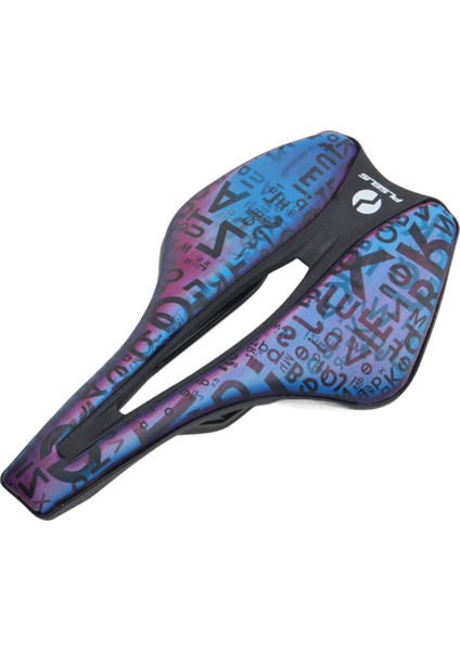 Bukalemun Mor Tarzı Rgo Bisiklet Yarış Koltuğu Mtb Yol Bisikleti Hafif Sadelik 208G Hollow Ergonomik Tasarım Cr-Mo Koltuk Rayı Bisiklet Koltuğu (Yurt Dışından)