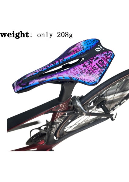 Bukalemun Mor Tarzı Rgo Bisiklet Yarış Koltuğu Mtb Yol Bisikleti Hafif Sadelik 208G Hollow Ergonomik Tasarım Cr-Mo Koltuk Rayı Bisiklet Koltuğu (Yurt Dışından) modelleri