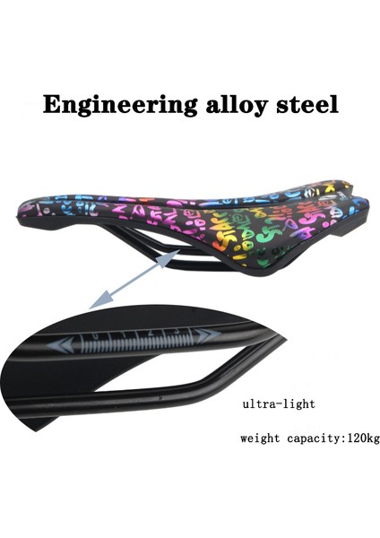 Bukalemun Mor Tarzı Rgo Bisiklet Yarış Koltuğu Mtb Yol Bisikleti Hafif Sadelik 208G Hollow Ergonomik Tasarım Cr-Mo Koltuk Rayı Bisiklet Koltuğu (Yurt Dışından) fırsatları