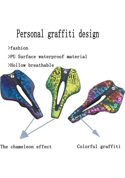 Bukalemun Mor Tarzı Rgo Bisiklet Yarış Koltuğu Mtb Yol Bisikleti Hafif Sadelik 208G Hollow Ergonomik Tasarım Cr-Mo Koltuk Rayı Bisiklet Koltuğu (Yurt Dışından) indirimleri