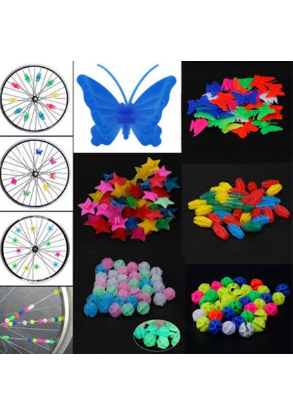 36 Adet Yıldız Boncuk Stili Çocuk Bisikleti Süslemesi Için Çok Renkli Plastik Bisiklet Tekerlek Konuş Bezleri Süs Yıldızları Mtb Bisiklet Bisiklet Bisiklet Bisiklet (Yurt Dışından) modelleri