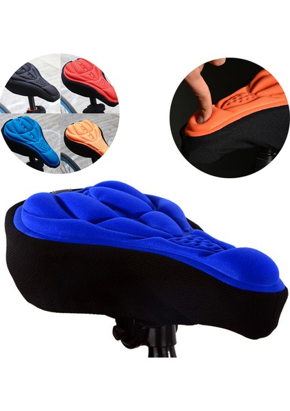 Mavi Stil Saddle Seat Bisiklet Aksesuarları Ultra Yumuşak Silikon 3D Jel Ped Kılıfı Yastık Mtb Bisiklet Kalınlaştırılmış Ekstra Konfor Koltuk Pedleri (Yurt Dışından) fiyatları