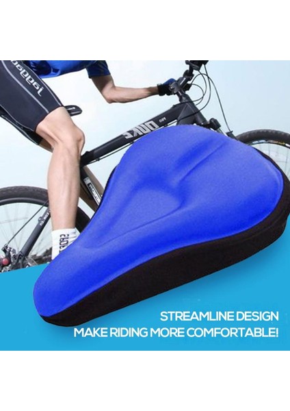 No.1 Stili Bisiklet Koltuk Kılıfı 3D Silikon Jel Ped Yumuşak Kalın Bisiklet Koltuk Yastığı Kalınlaştırılmış Dağ Bisikleti Koltuk Kılıfı Bisiklet Parçaları (Yurt Dışından) modelleri