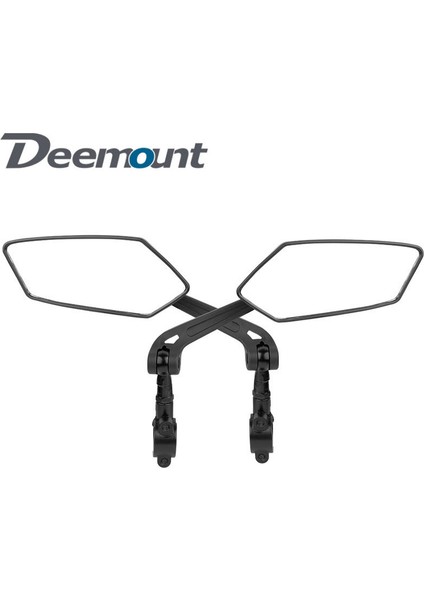Sol Stil Deemount Bisiklet Arka Görüş Aynası Tutucu Braketi Bisiklet E-Bisiklet Scooter Geri Görüş Reflektör Dönme Açısı Ayarlanabilir Lens (Yurt Dışından)