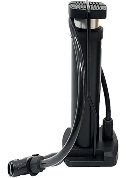 Siyah Stil Kaymaz Bisiklet Hava Pompası Sert Yüksek Sıcaklık Bisiklet Ayak Pompası Basınç Göstergeli Bisiklet Ayak Pompası Anti-Donma (Yurt Dışından)