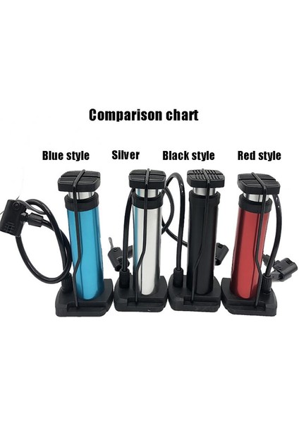 Siyah Stil Kaymaz Bisiklet Hava Pompası Sert Yüksek Sıcaklık Bisiklet Ayak Pompası Basınç Göstergeli Bisiklet Ayak Pompası Anti-Donma (Yurt Dışından) modelleri