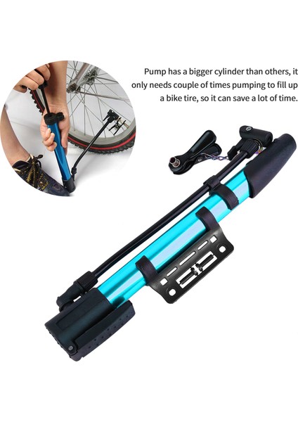 Siyah Stil Bisiklet Dağ Bisikleti Yol Bisikleti Için Taşınabilir Yüksek Basınçlı Alüminyum Çelik Pompa (Yurt Dışından) modelleri