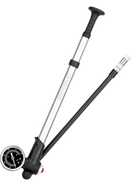 Siyah L Tarzı Bisiklet Şok Pompası Basınç Ölçer ile I Yüksek Basınçlı Bisiklet Lastik Pompası Dağ Bisikleti Hava Pompası Çatal ve Arka Süspansiyon Için (Yurt Dışından) fırsatları