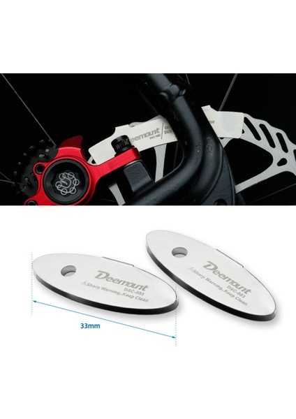 Oval Tarz Mtb Bisiklet Disk Fren Balata Ayarlama Düzeltme Aracı Plakası Fren Rotor Ayarı Boşluk Anti-Çizik Disk Bisiklet Fren Parçası (Yurt Dışından)