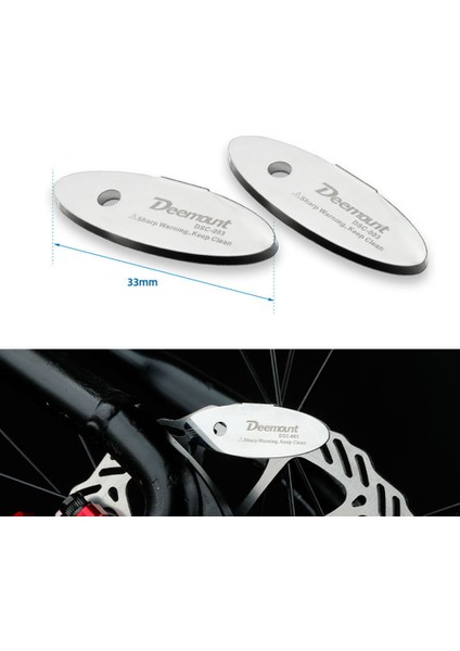 Oval Tarz Mtb Bisiklet Disk Fren Balata Ayarlama Düzeltme Aracı Plakası Fren Rotor Ayarı Boşluk Anti-Çizik Disk Bisiklet Fren Parçası (Yurt Dışından)
