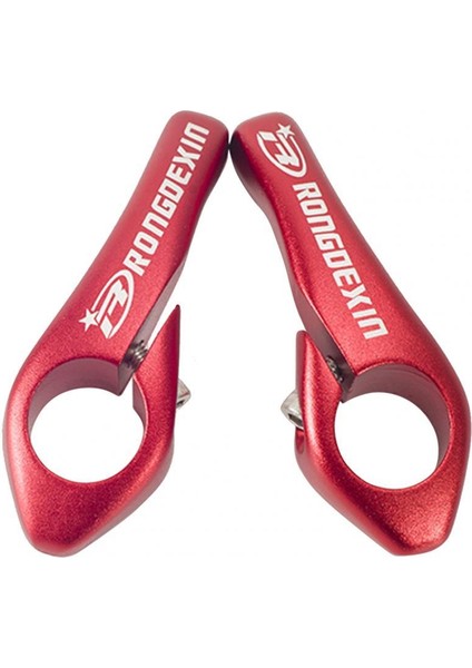 Kırmızı Stil 1 Çift Vice Direksiyon Antirust Bisiklet Boynuzları Vice Direksiyon Ergonomik Tasarım Vice Direksiyon (Yurt Dışından)